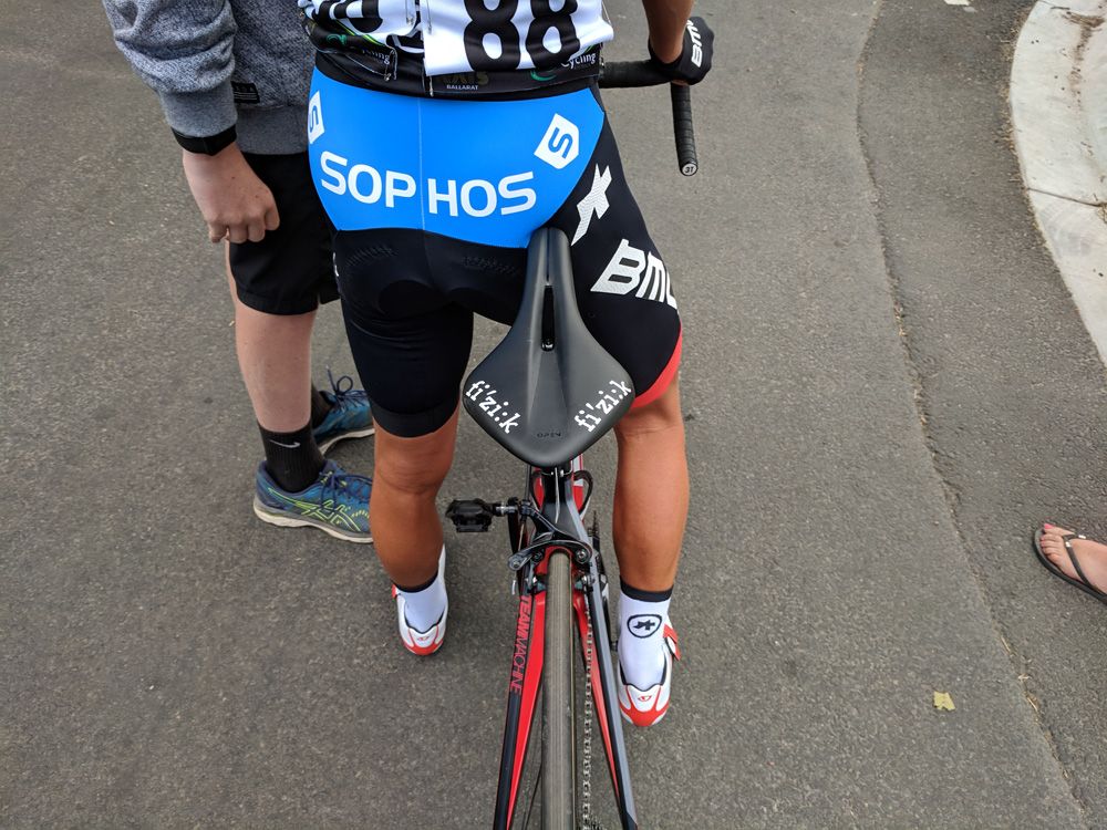 BMC&rsquo;s news sponsor Sophos takes over the rear of the shorts