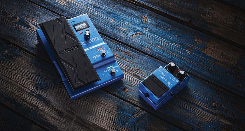The Boss XS Poly Shifter Series takes pitch-shifting pedals to new extremes with the compact XS-1 and the treadle-equipped XS-100