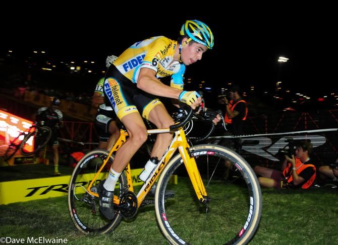 Wout Van Aert (Telenet-Fidea) had no problem jumping the barriers