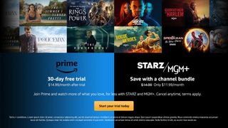 Starz Amazon Prime MGM Plus
