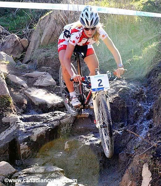 Emily Batty (Canada) experienced mechanical difficulties.