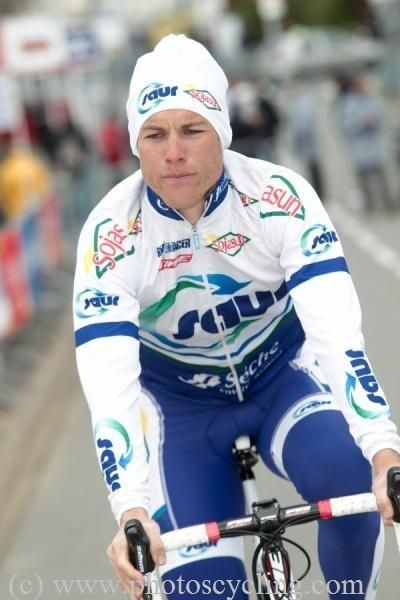 Cyril Bessy (Saur - Sojasun) was a former winner of the Classic Loire Atlantique.