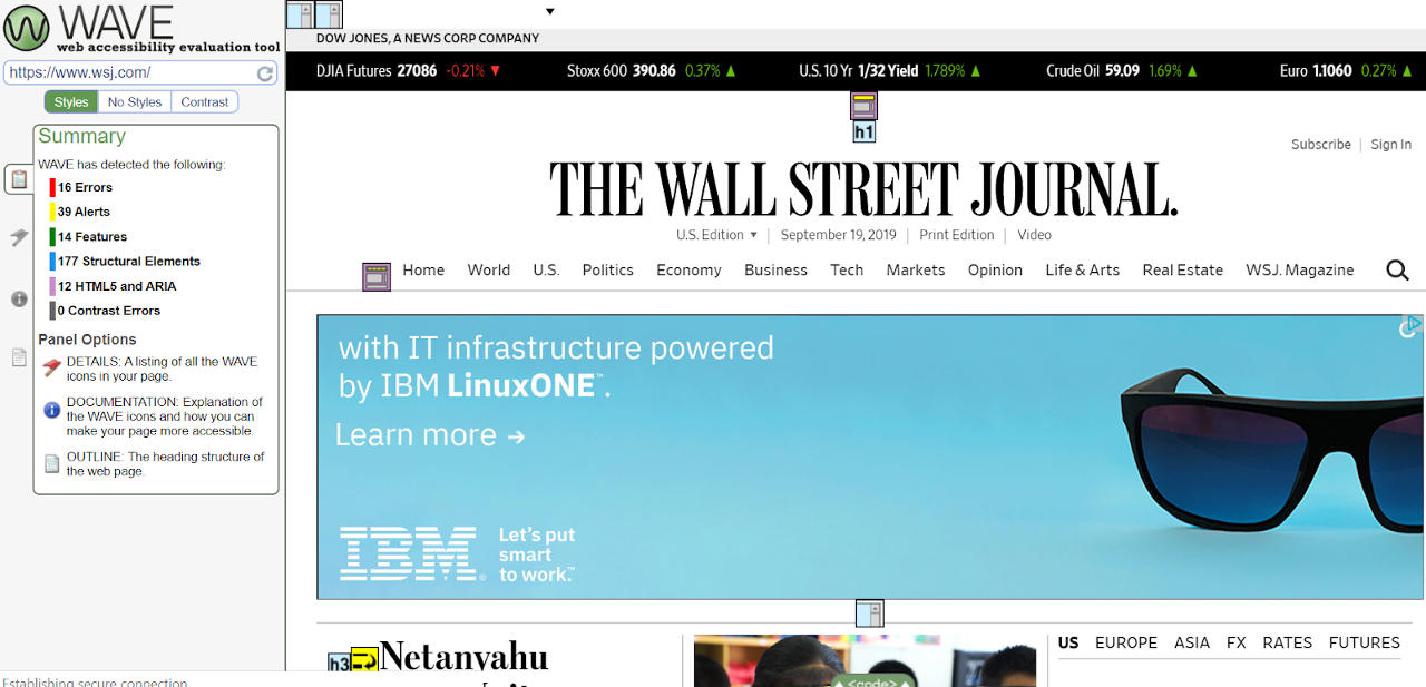 Wave screenshot: