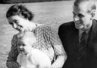 Prince Charles and his Royal parents - Princess Elizabeth and the Duke of Edinburgh
