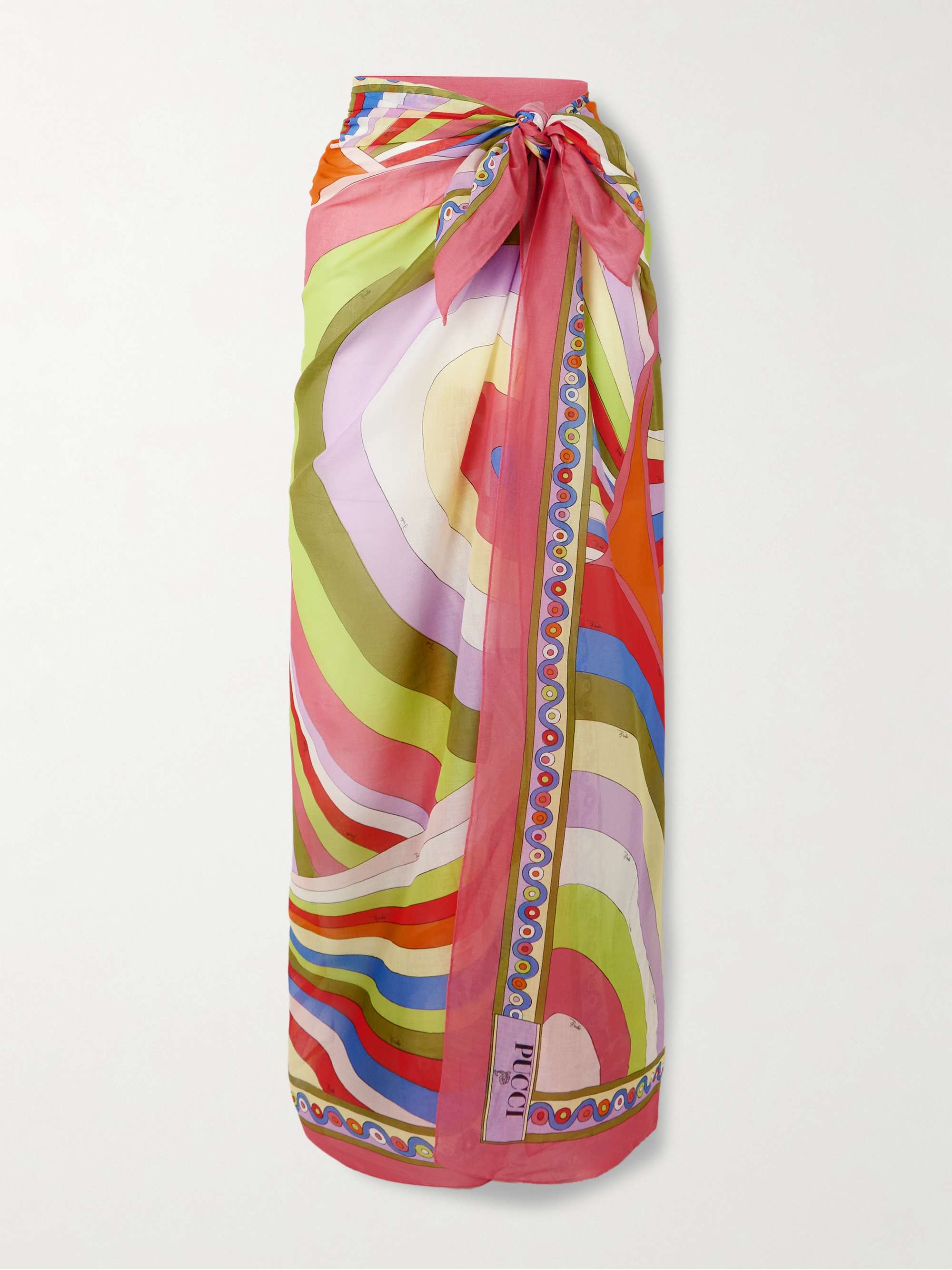Printed Cotton-Voile Pareo