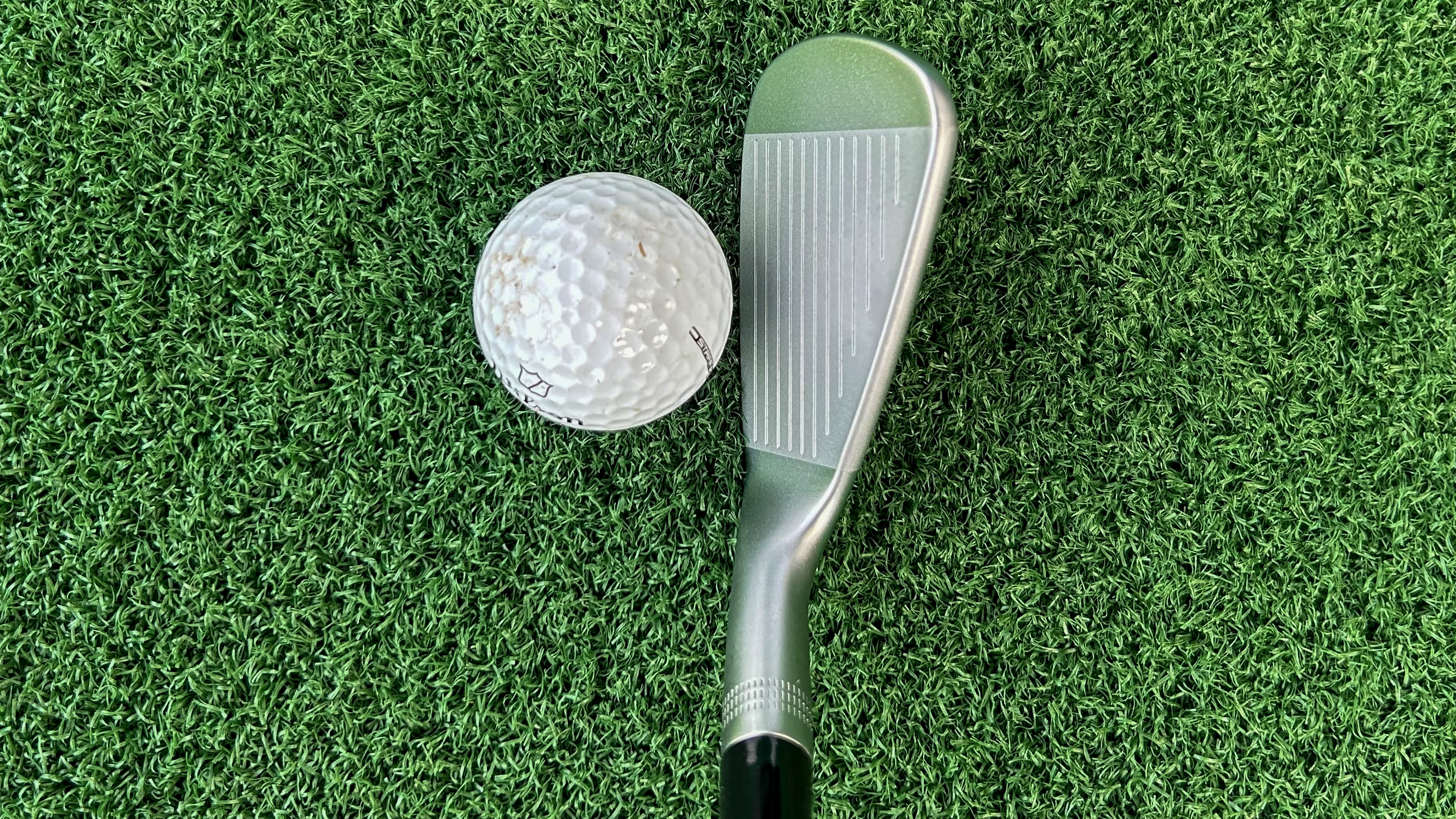 Photo of the Wilson 2026 Staff Model Blade Irons at address