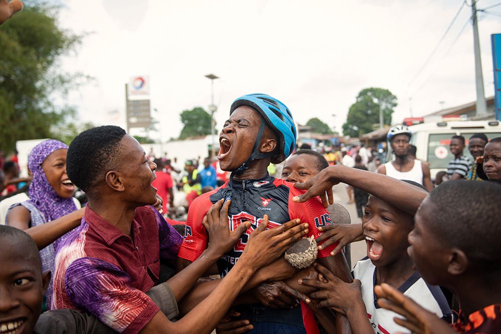 Abu Sheik Sesay emerged as one of the brightest talents in the race, fighting to two stage second places and a GC podium placing.