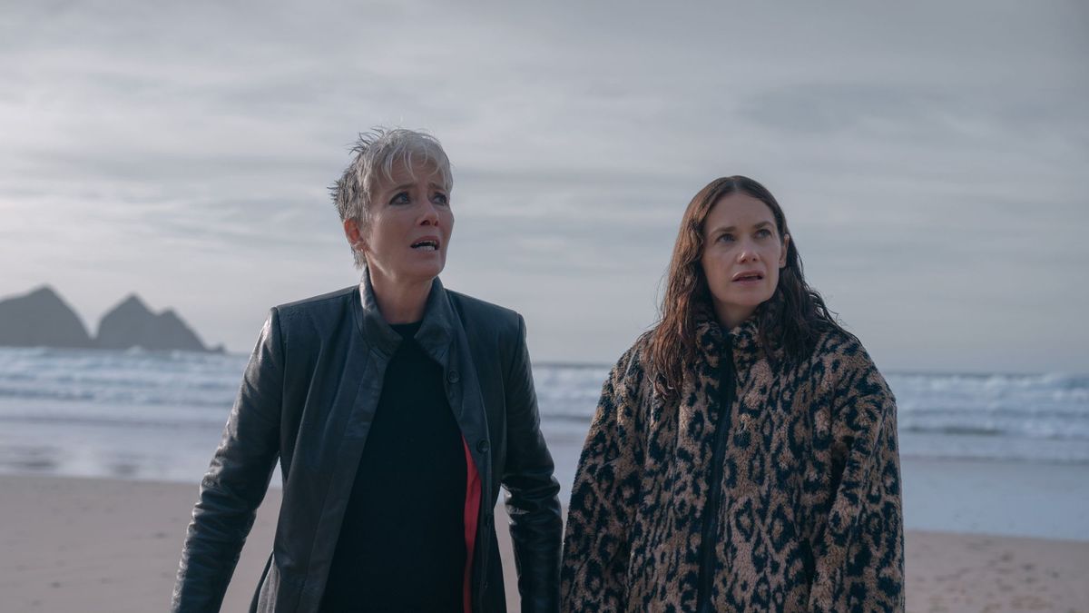 Emma Thompson and Ruth Wilson and Down Cemetery Road