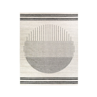 Corum Abstract Black/Ivory Area Rug | was $120, now $42.99 at Wayfair