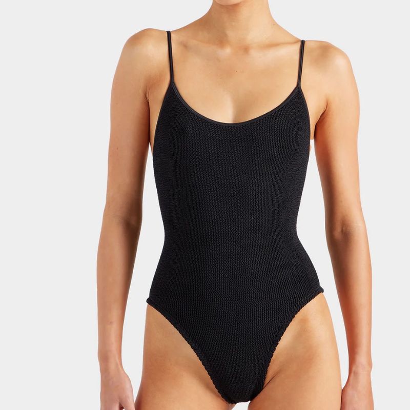 Pamela swimsuit on model 