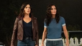 Neve Campbell and Courteney Cox in 2022's Scream