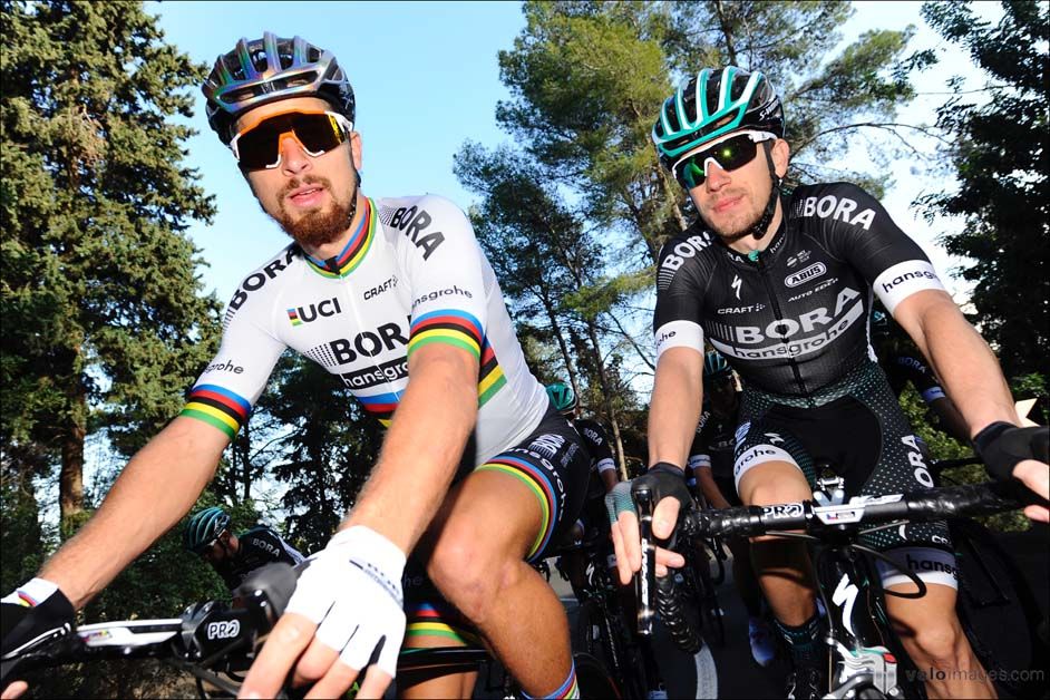Leopold Konig with Peter Sagan