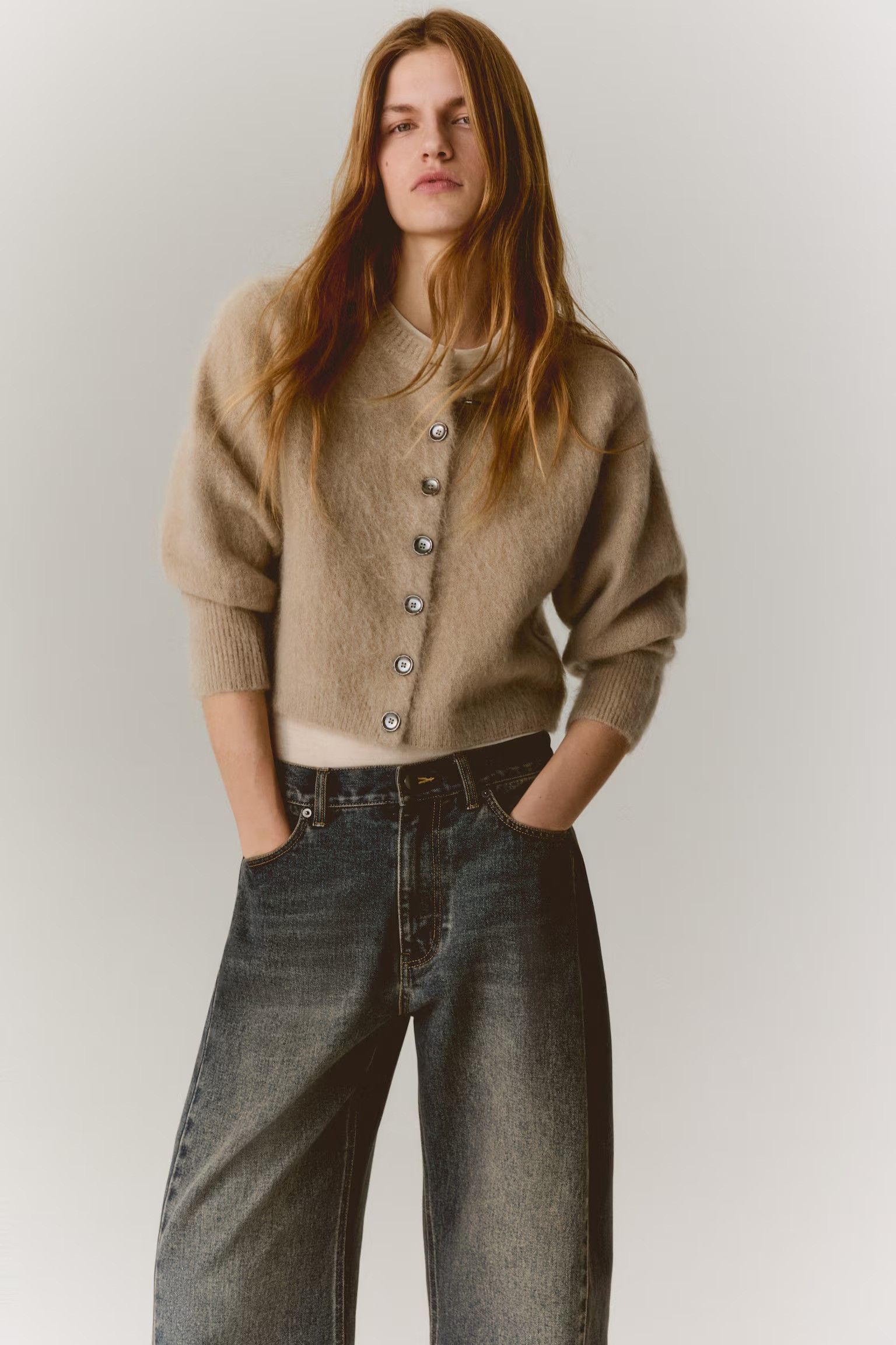 H&amp;M, Mohair Blend Cardigan