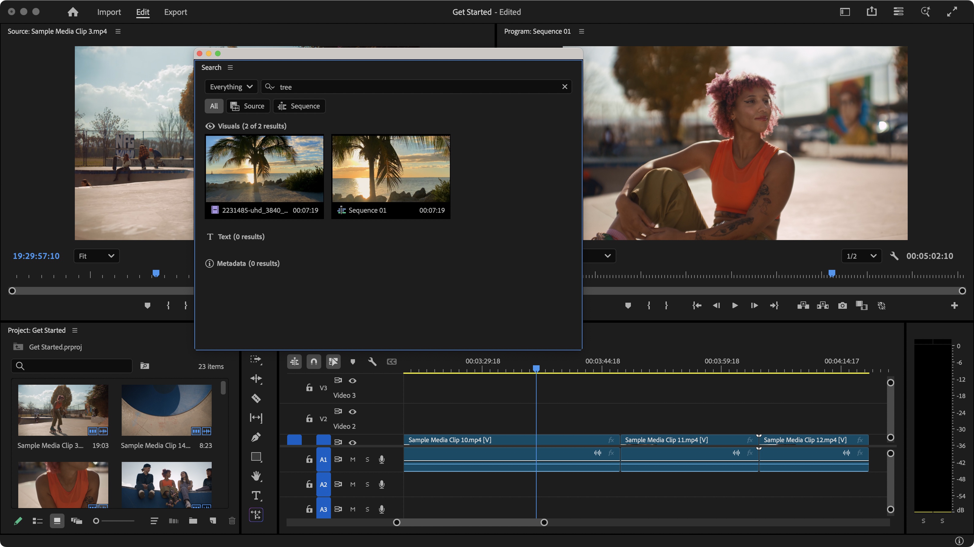 Adobe Premiere Pro during our review