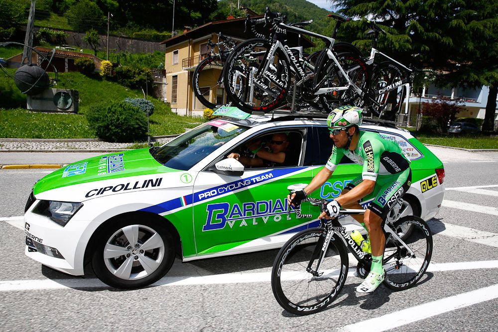 Sonny Colbrelli missed out on the stage 17 sprint after a late crash