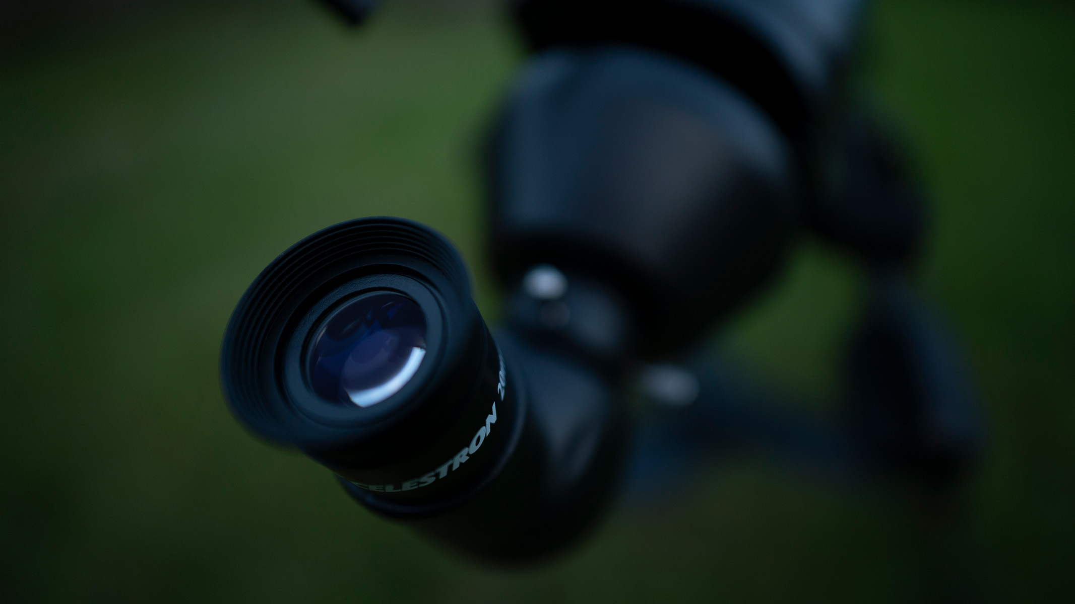 the eyepiece of the celestron inspire 100az