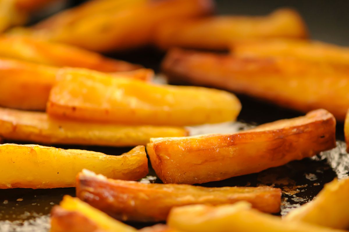 roasted parsnips