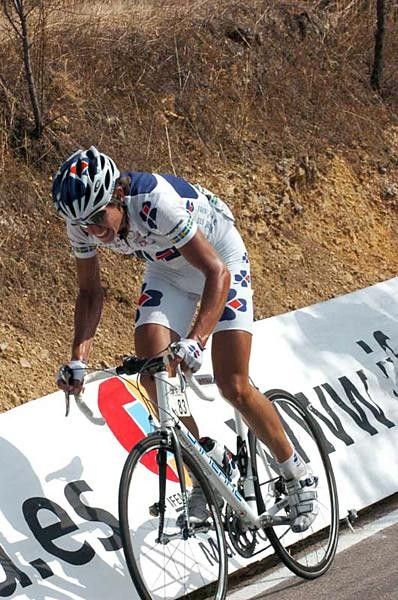 Thomas L&ouml;vkvist (Fran&ccedil;aise des Jeux) in the saddle.