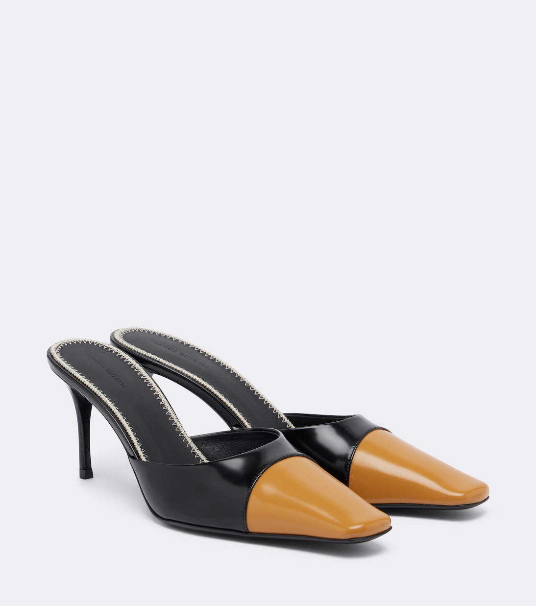 Leather Mules in Black - Magda Butrym