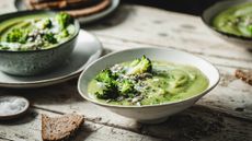 broccoli and Stilton soup