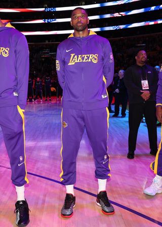 Tristan Thompson in Los Angeles Lakers uniform