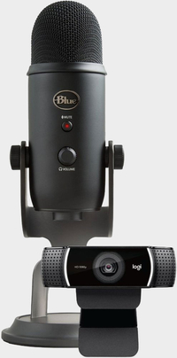 Blue Yeti mic + Logitech C922 HD Pro webcam bundle | $129.99 ($100 off list)