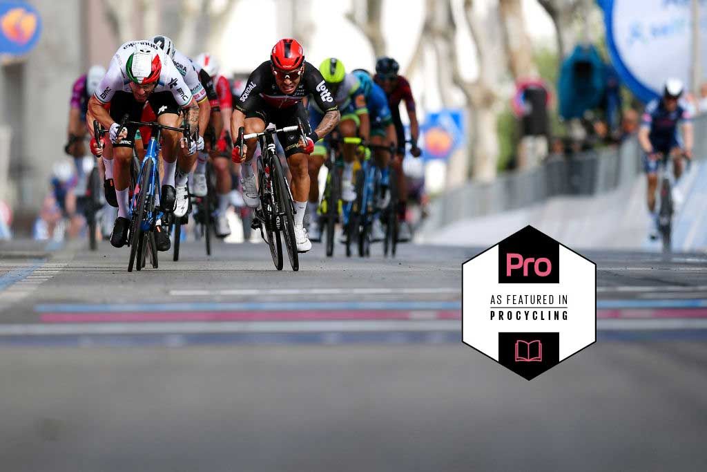 The sprint on stage 5 of the 2021 Giro d&#039;Italia