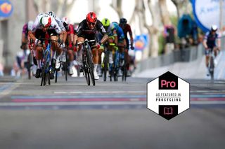 The sprint on stage 5 of the 2021 Giro d'Italia