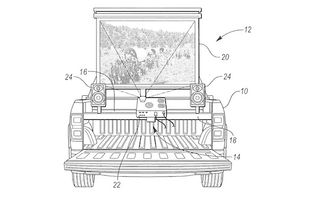 Ford pickup truck movie theater design patent