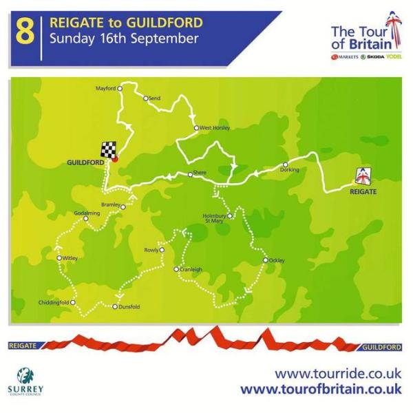 2012 tour of britain route