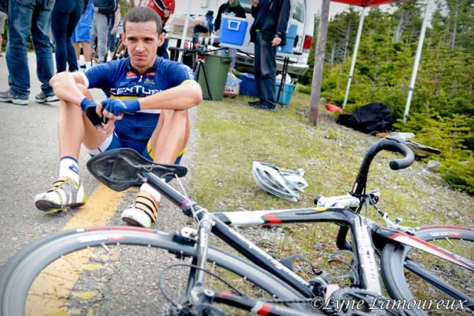 Matt Cooke (CRCA) is heartbroken after the finish