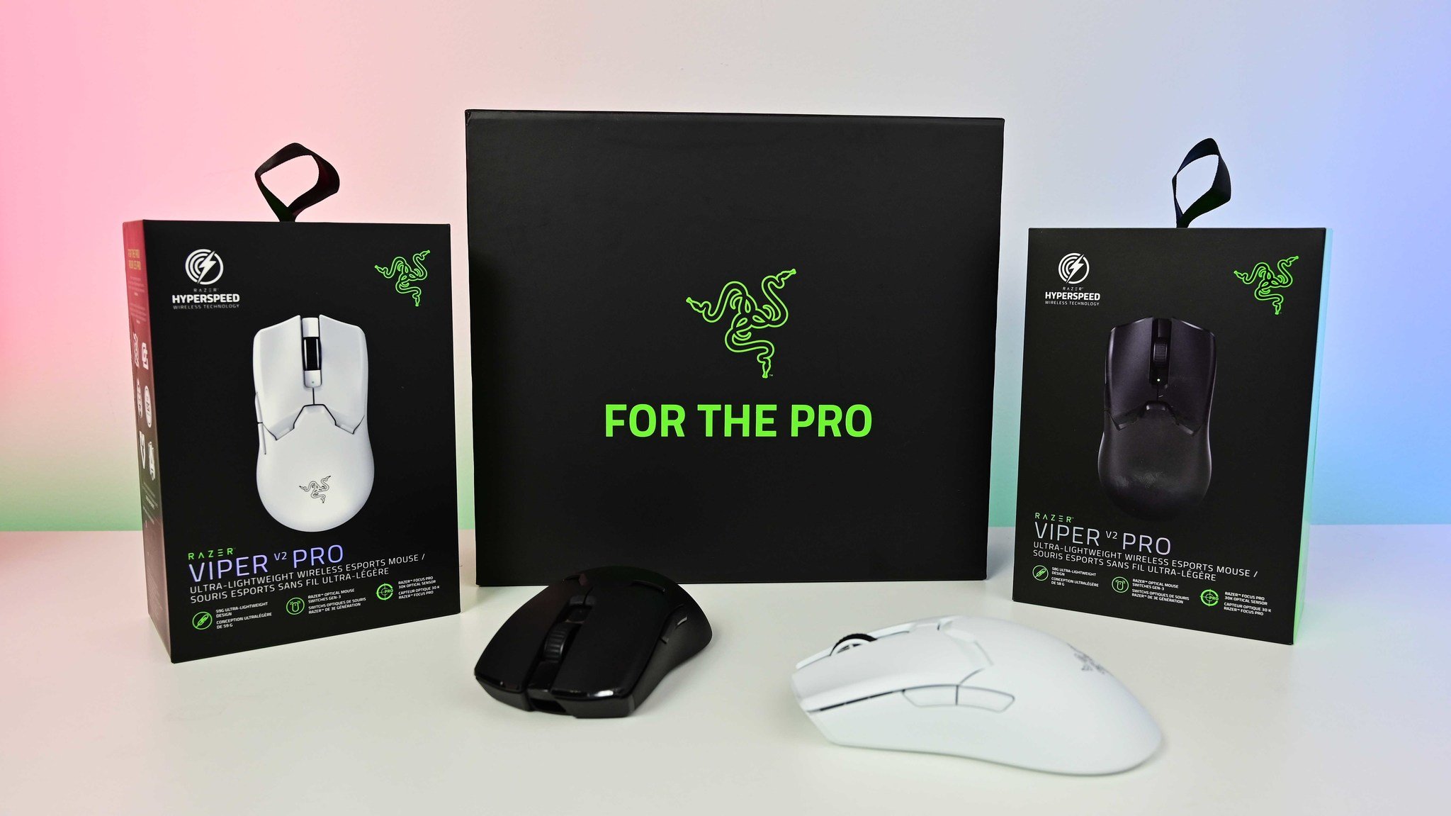 Razer Viper V2 Pro Wireless Gaming Mouse: 58g, 30K DPI Optical Sensor, 90  Hour Battery, USB-C - Black