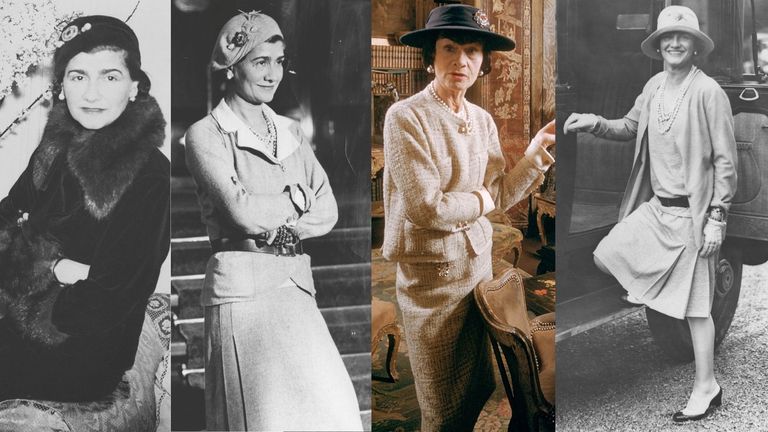 Coco Chanel quotes: four images of Coco Chanel
