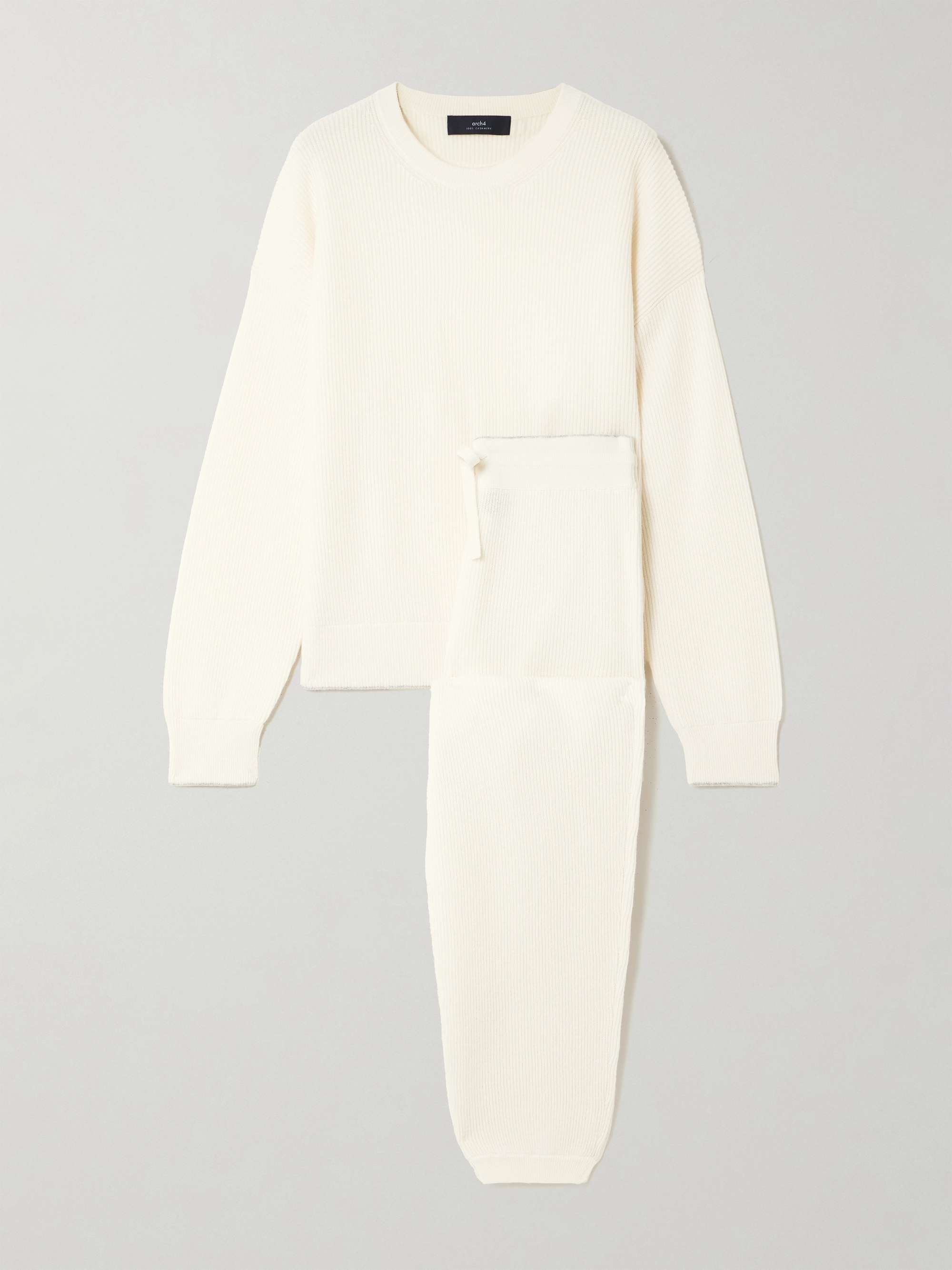 Elsa Cashmere Sweater and Track Pants Set