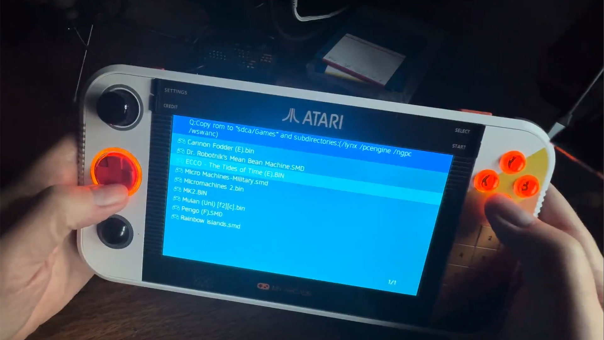 MyArcade Atari Gamestation Go gaming