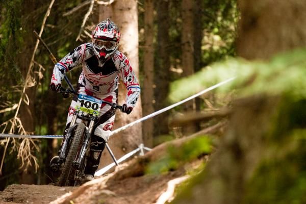 Tracy Moseley (Trek World Racing) wins the iXS European Downhill round in Leogang.