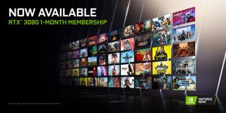 NVIDIA GeForce NOW cloud gaming service running on a variety of devices