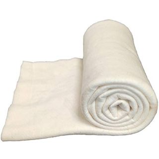 Plantional Natural Cotton Batting for Quilts: 47-Inch X 59-Inch Light Weight Purely Natural All Season Quilt Batting for Quilts, Craft and Wearable Arts