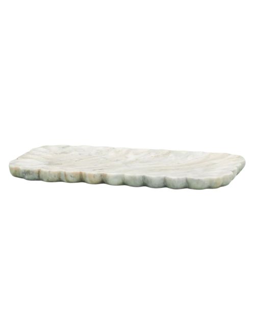 Marble Scalloped Tray