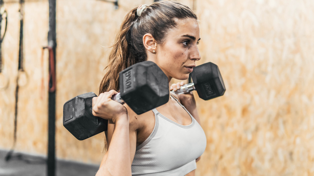 Build full-body strength with two dumbbells and these four exercises