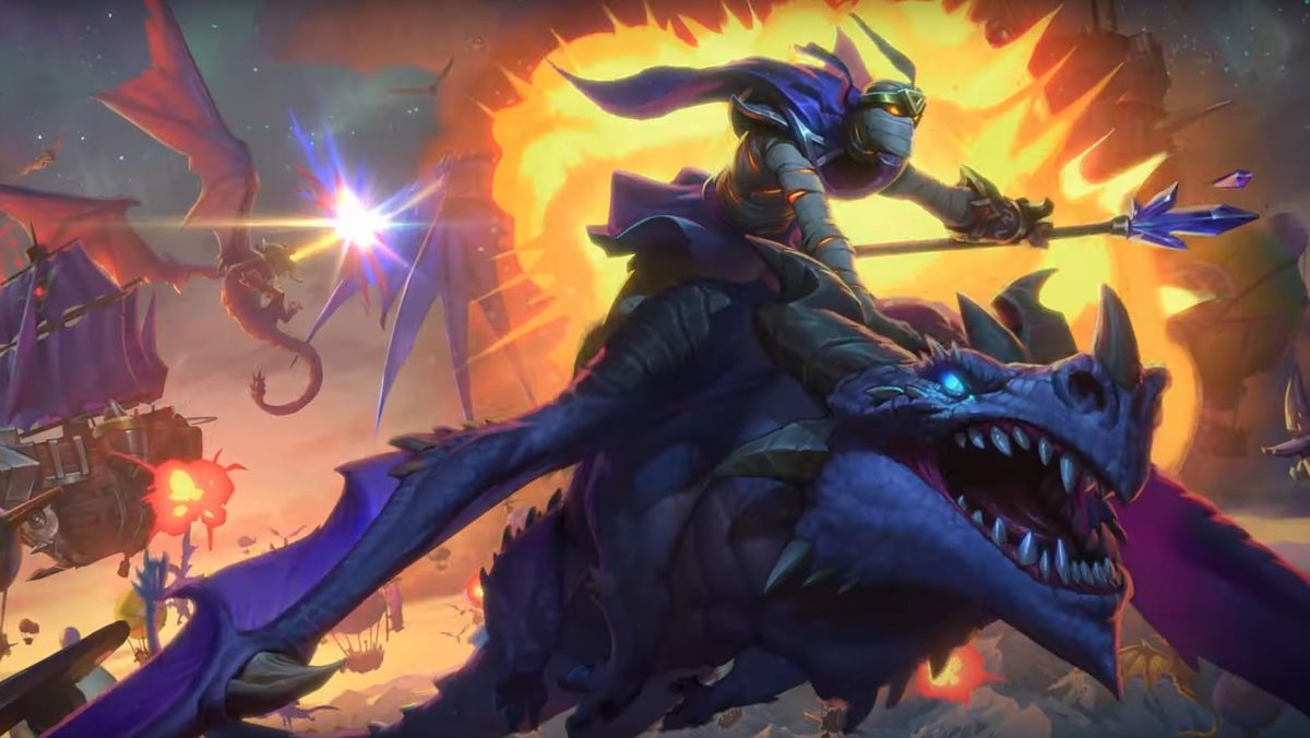Hearthstone: Descent of Dragons is live