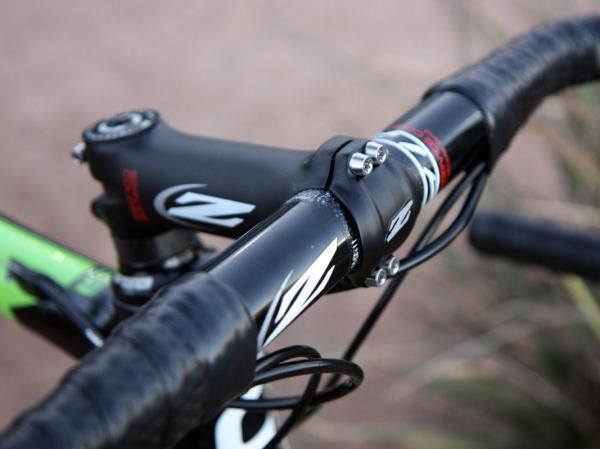 Cannondale-Cyclocrossworld.com rider Tim Johnson is using Zipp's new Service Course range of aluminum components - that is, at least until the lighter Service Course SL version becomes available.