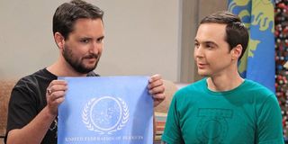 The Big Bang Theory Wil Wheaton Jim Parsons Sheldon Cooper CBS