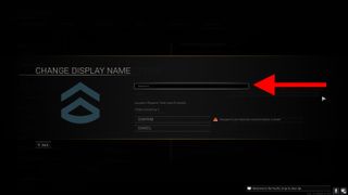 How to change your name in Warzone - entering the new name