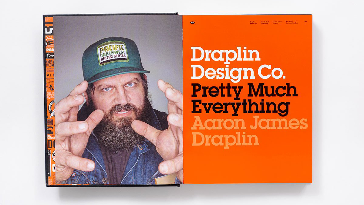 Draplin's book is an ideal Christmas gift for any graphic designer or hobbyist with an interest in logo design