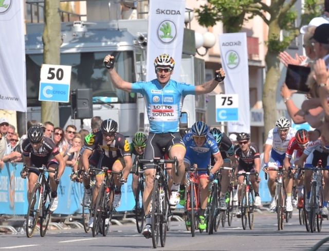 Andre Greipel wins stage 3 at the Tour de Luxembourg.