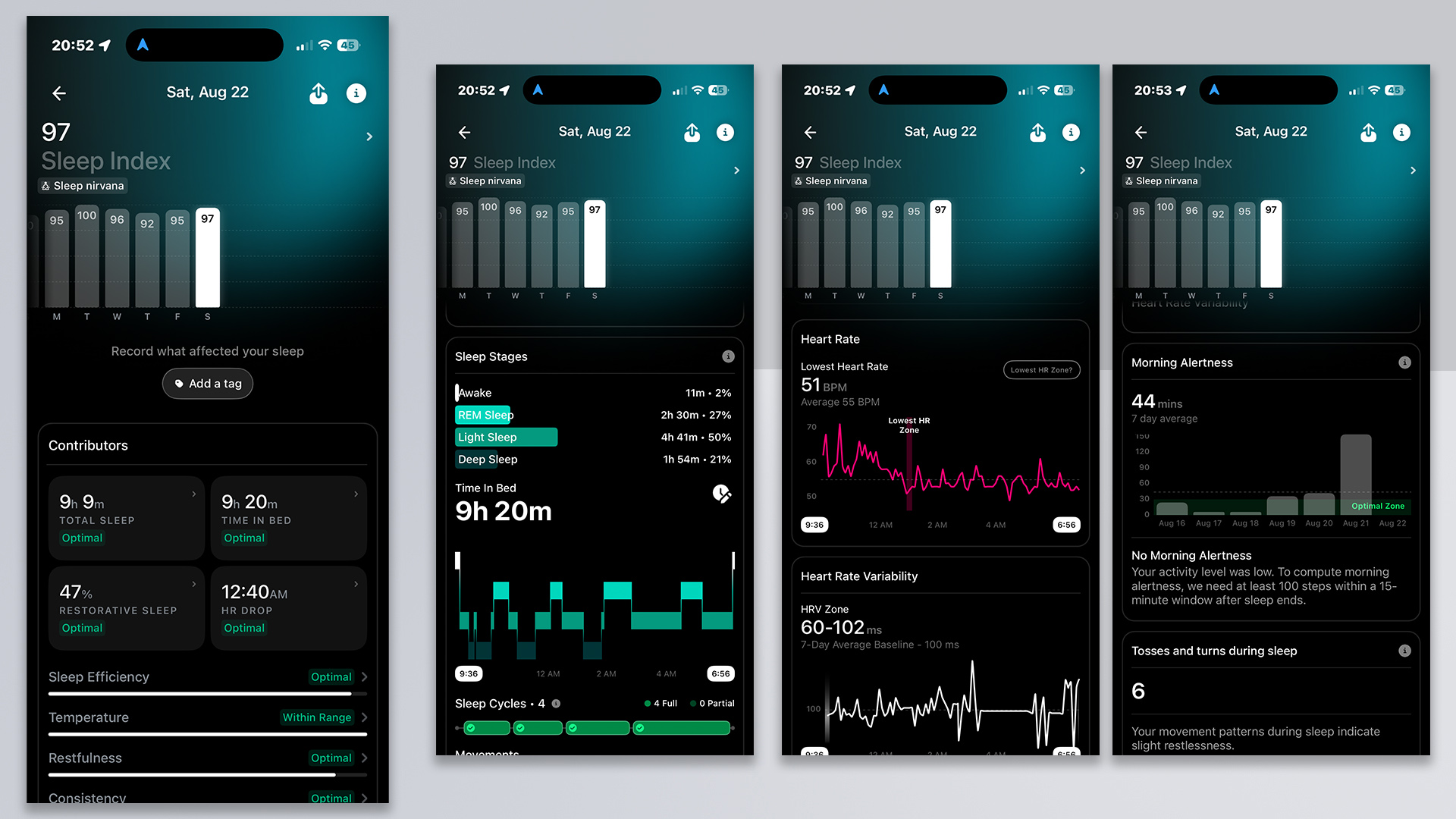 Ultrahuman app screenshots