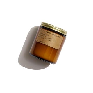 P.F. Candle Co. Grapefruit in amber bottle
