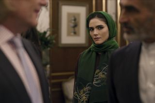 Noor listens into conversations in The Night Agent season 2