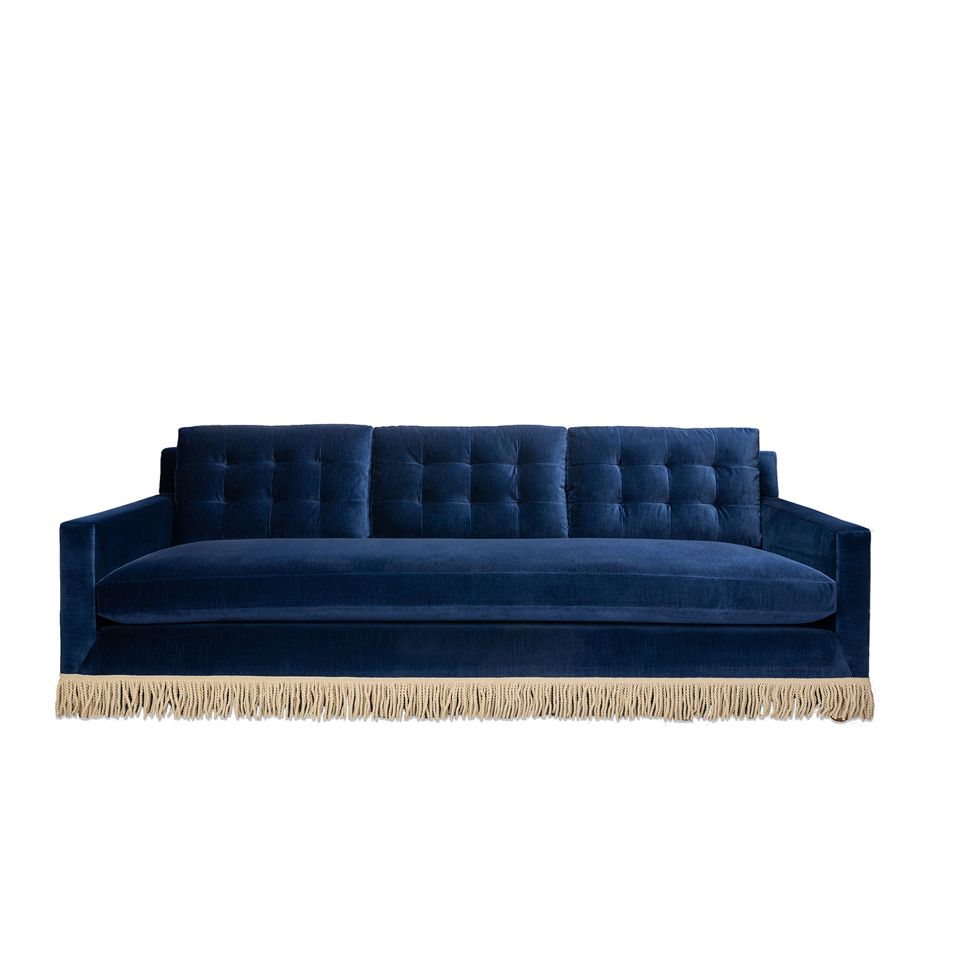 Wright Sofa With Bullion Fringe